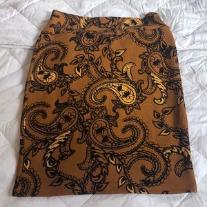 Lularoe paisley pencil skirt